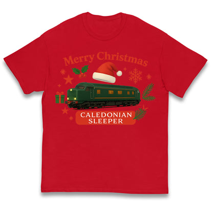 Caladonian Sleeper Christmas Kids T Shirt