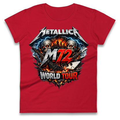Metallica M72 World Tour Ladies T Shirt