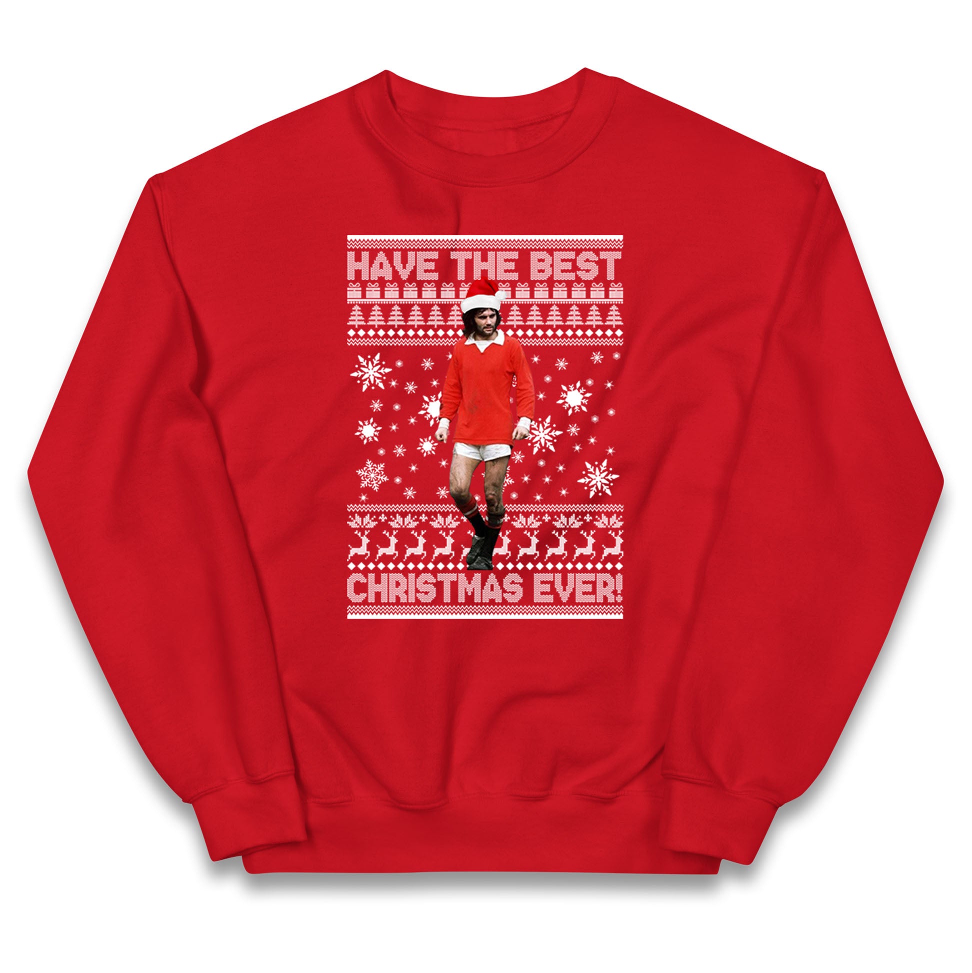 Christmas George Best Kids Jumper