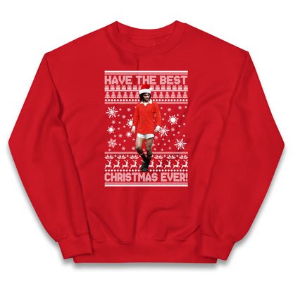 Christmas George Best Kids Jumper