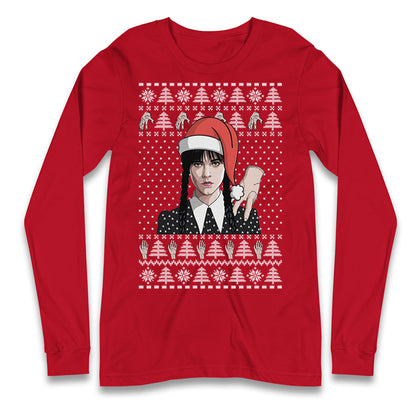 Wedensday Christmas Longsleeve T Shirt