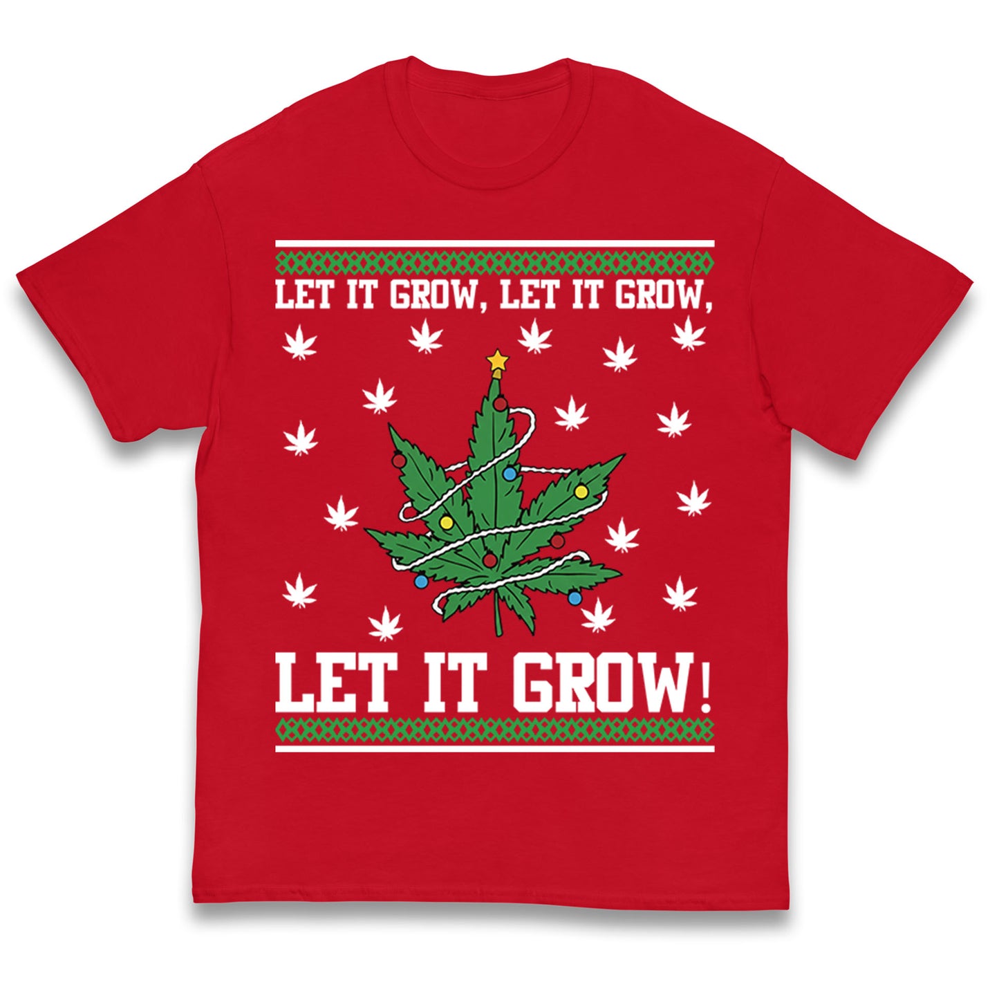 Cannabis Christmas Kids T Shirt