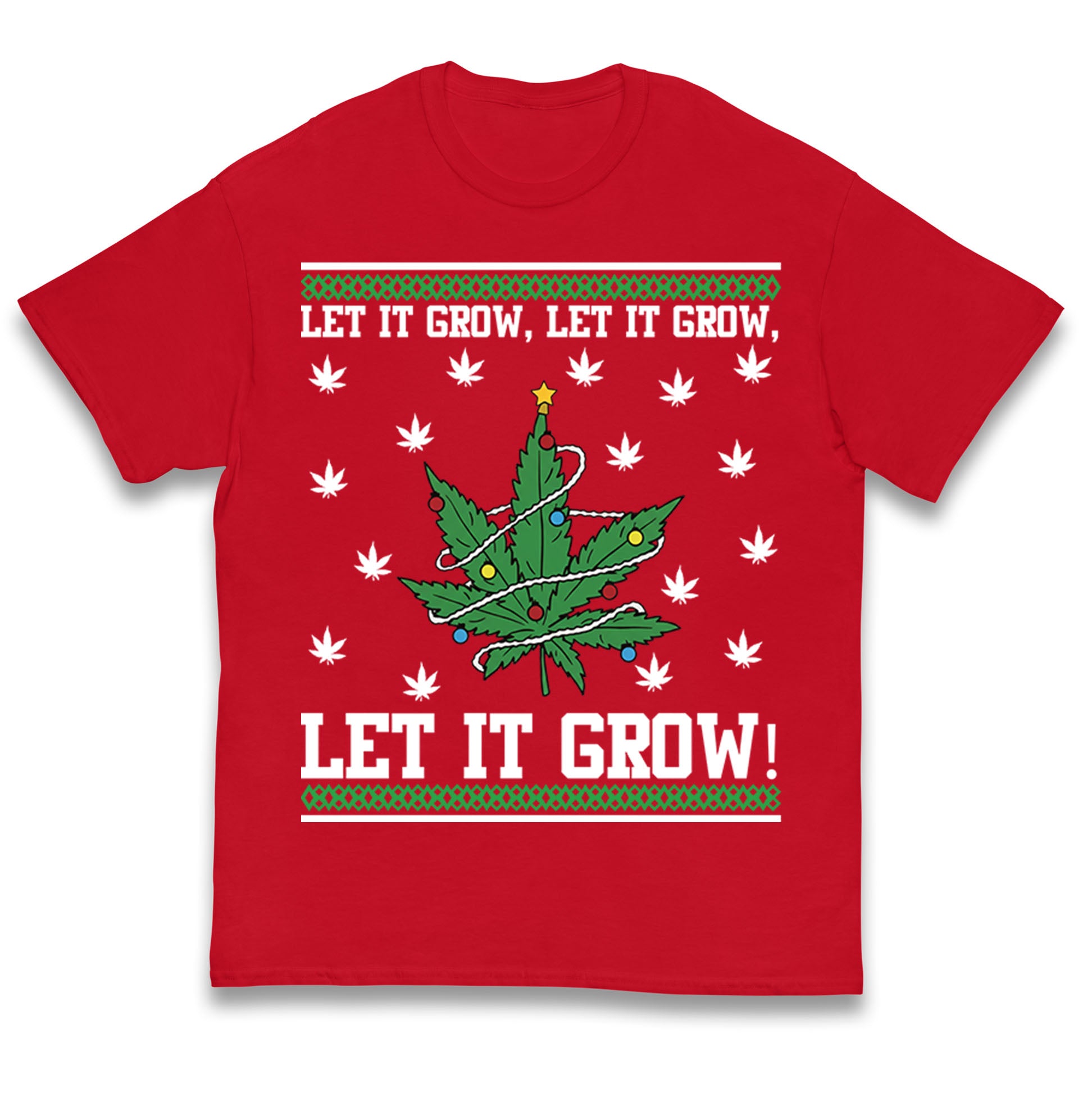 Cannabis Christmas Kids T Shirt