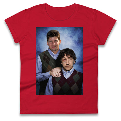 Brian Laws Ivano Bonetti Grimsby Town Step Brothers Ladies T Shirt