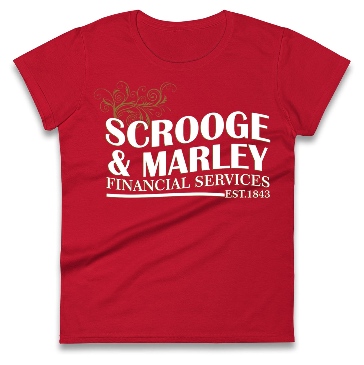 scrooge marley christmas womens top
