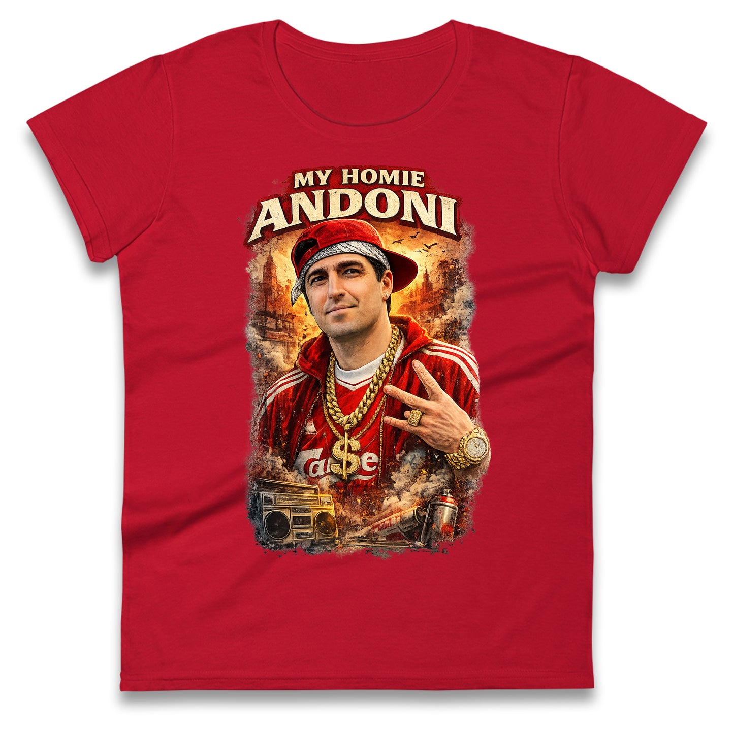 My Homie Andoni Iraola Liverpool Football Ladies T Shirt