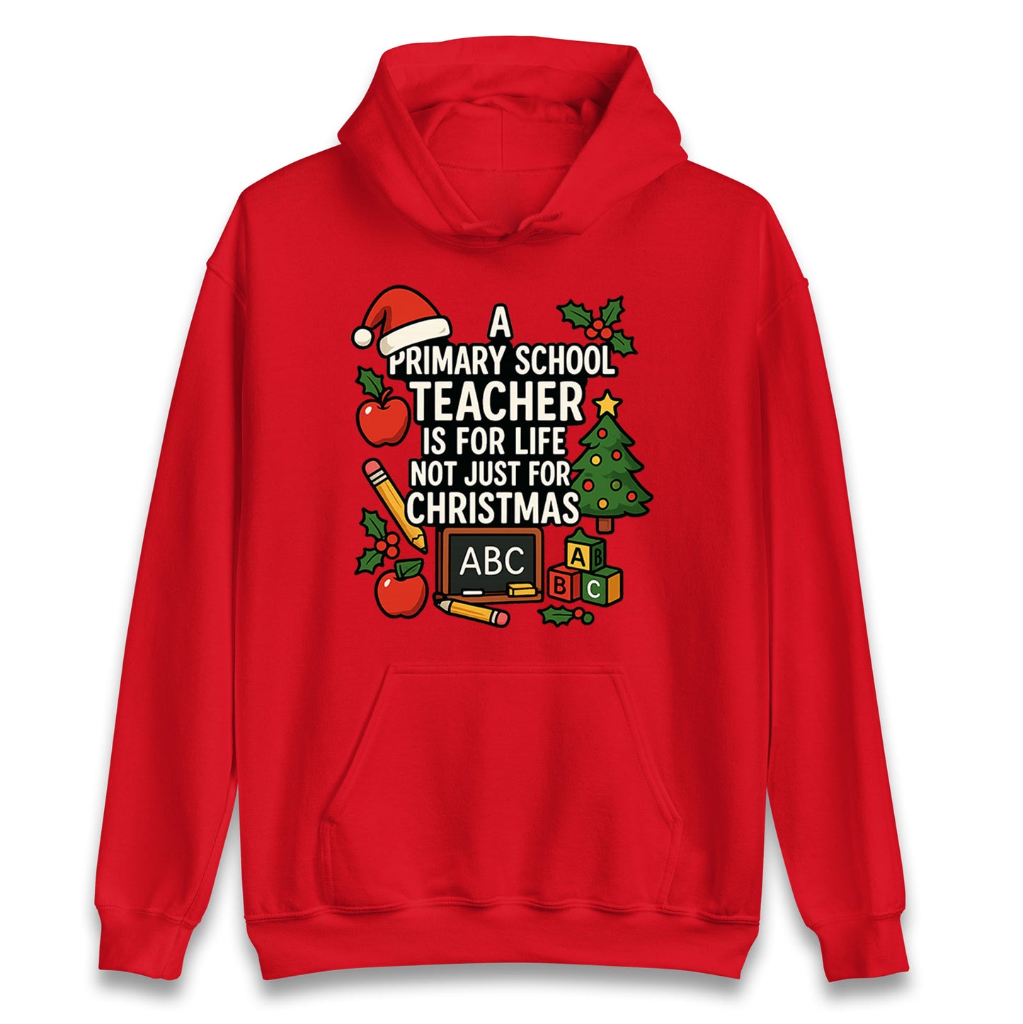 Primary School Teacher Christmas Hoodie