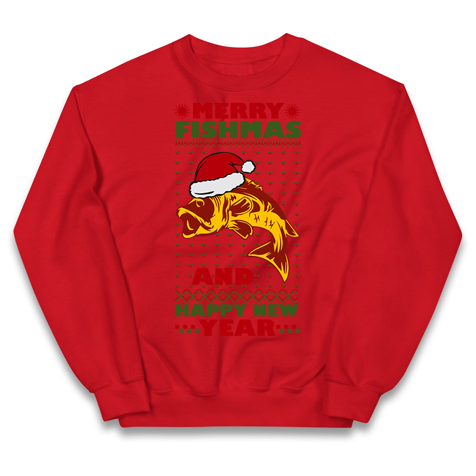 christmas fishing jumper