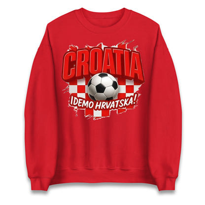 Croatia Retro World Cup Jumper