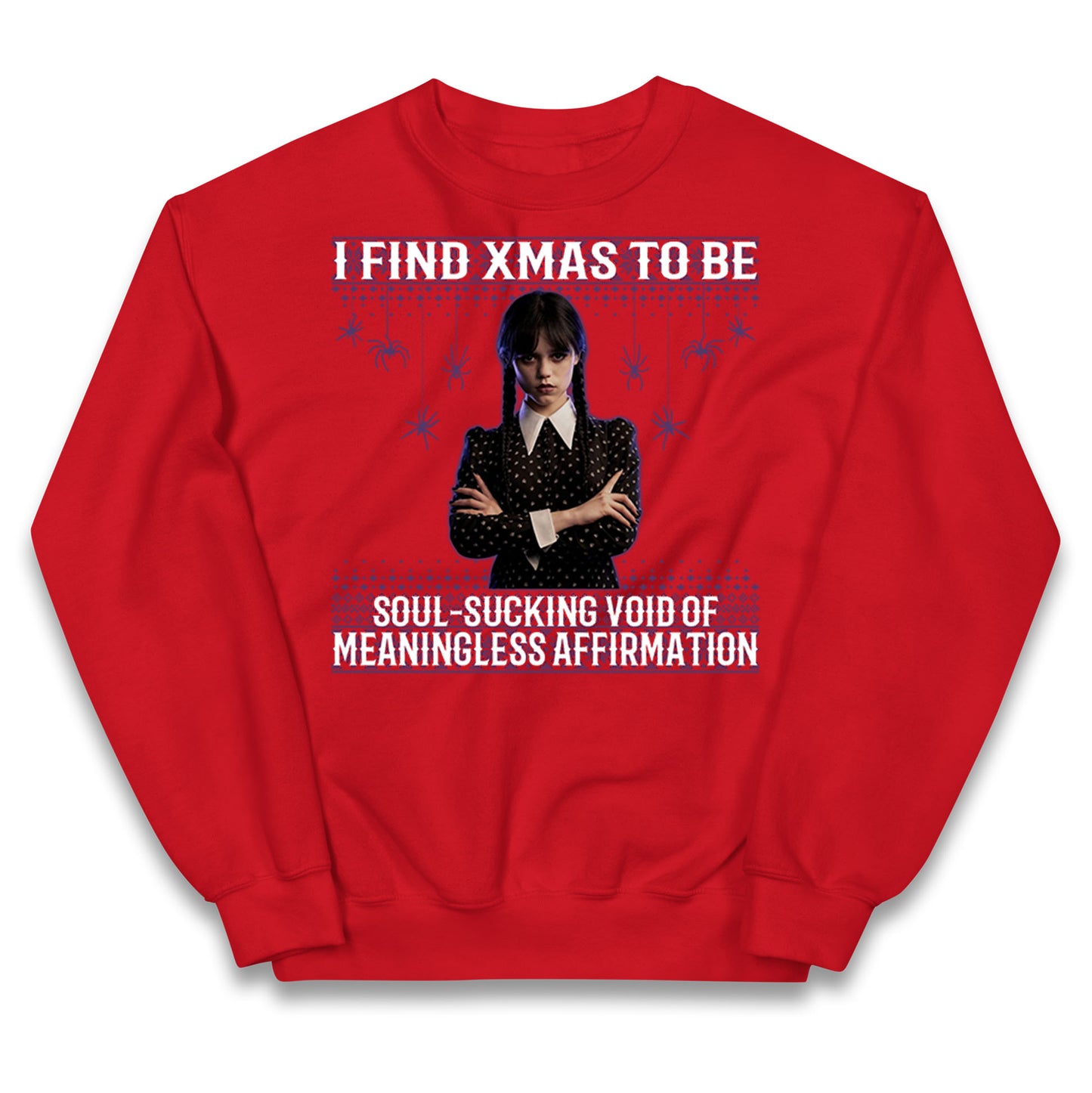 Wednesday Christmas Kids Jumper