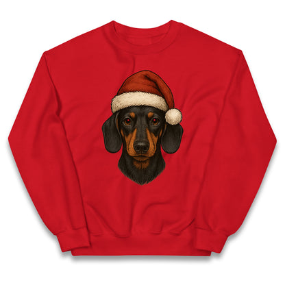 Dachshund Christmas Kids Jumper