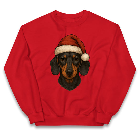 Dachshund Christmas Kids Jumper