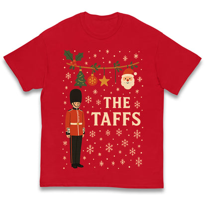 The Taffs Welsh Guards Christmas Kids T Shirt