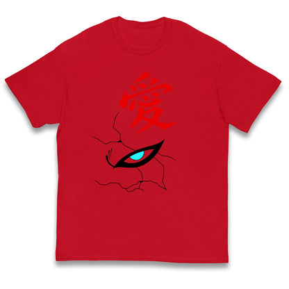 naruto shippuden gaara naruto face t shirt