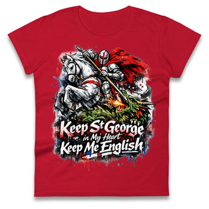 St gorges Cross Ladies T Shirt