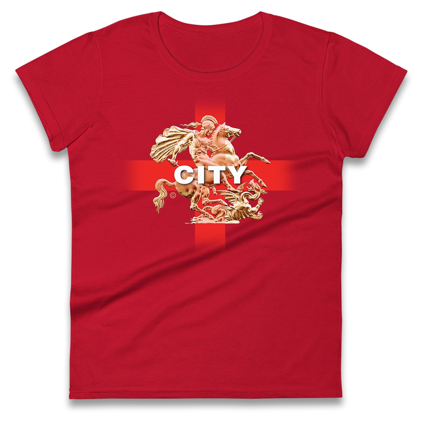 City St George & The Dragon Womens Tee Top