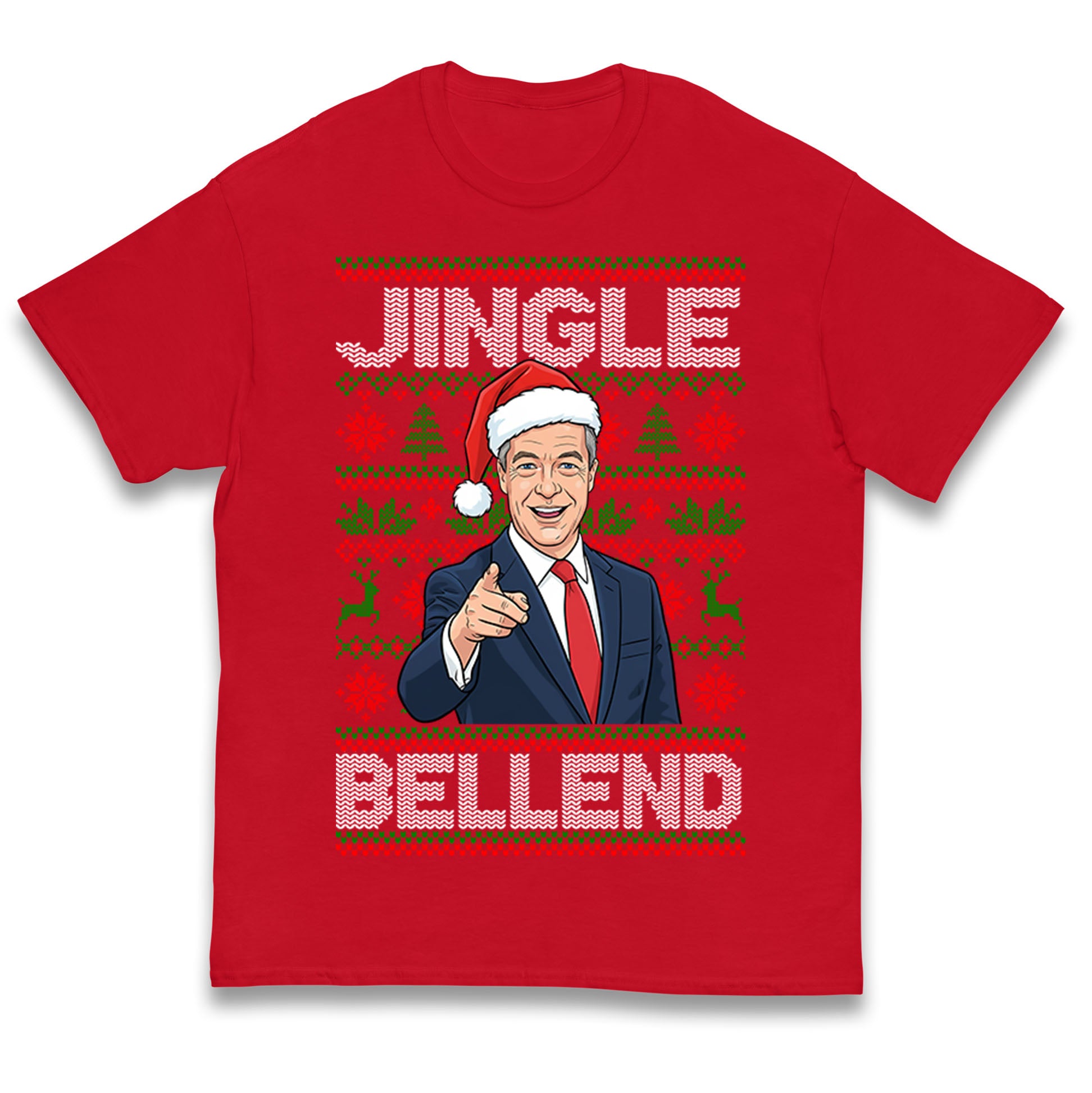 Nigel Farage Christmas Kids T Shirt