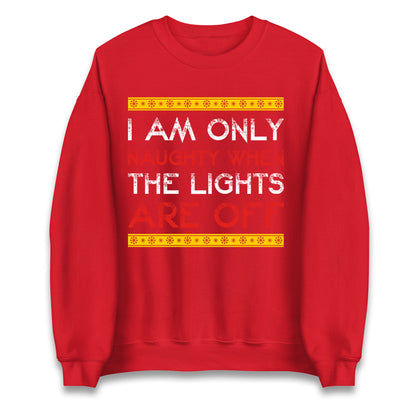 naughty christmas sweatshirt