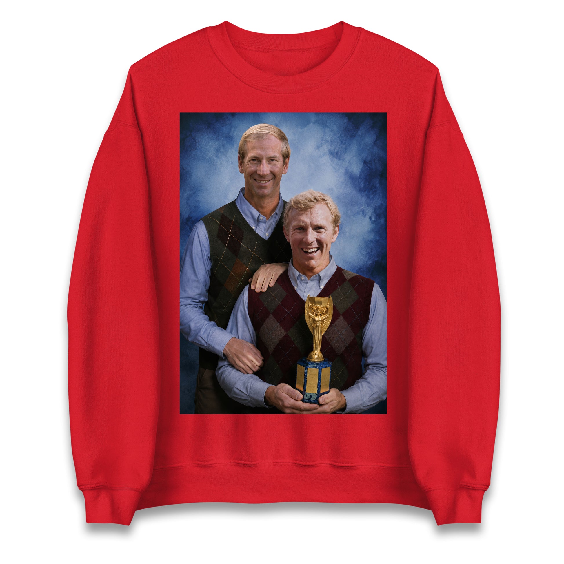 Bobby Moore Bobby Charlton Step Brothers Style England 1966 Jumper