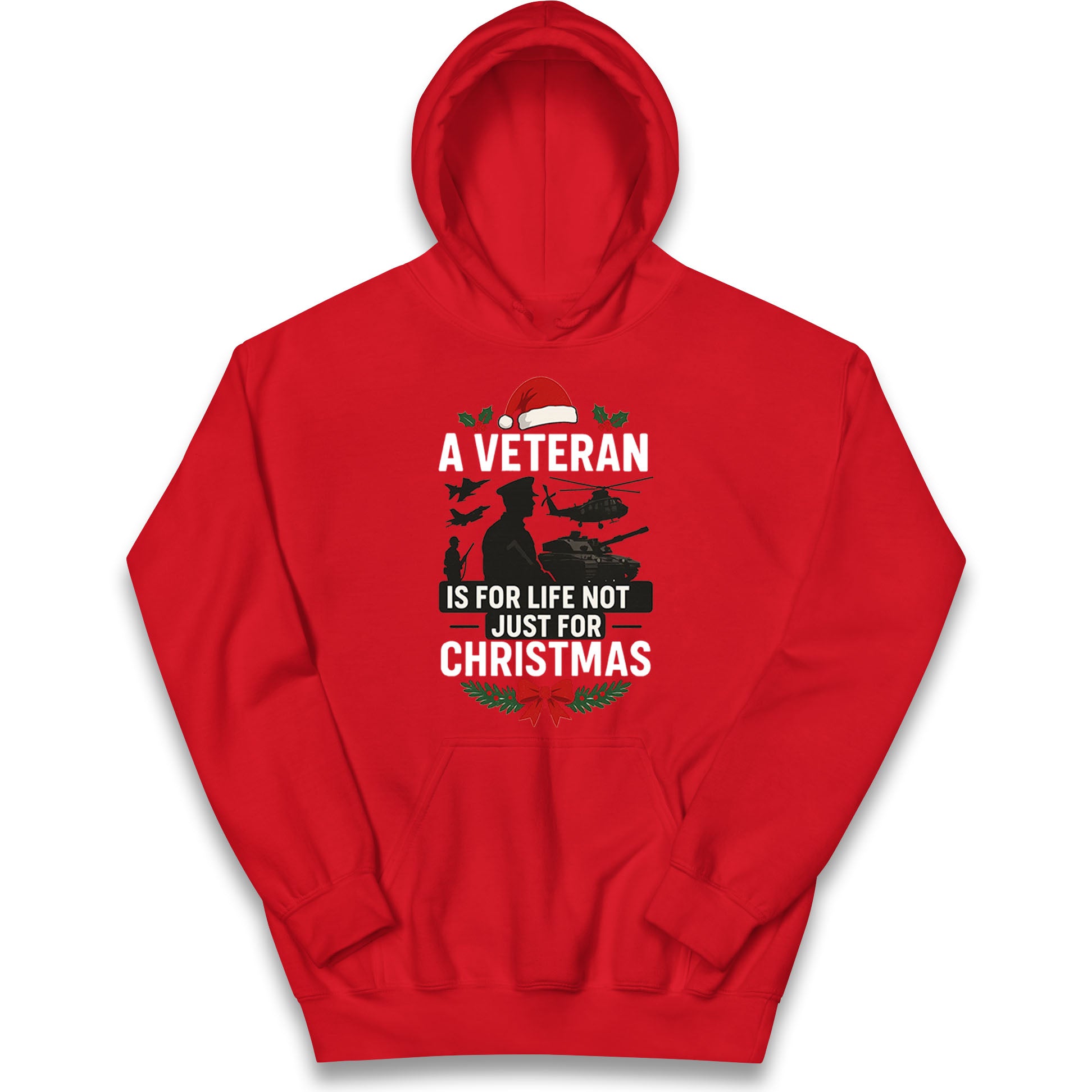 Veteran Christmas Kids Hoodie
