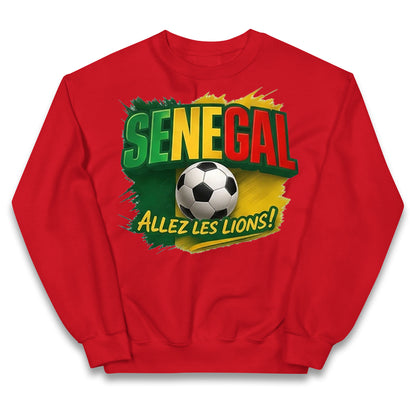 Senegal Retro World Cup Kids Jumper