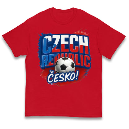 Czech Republic Kids T Shirt