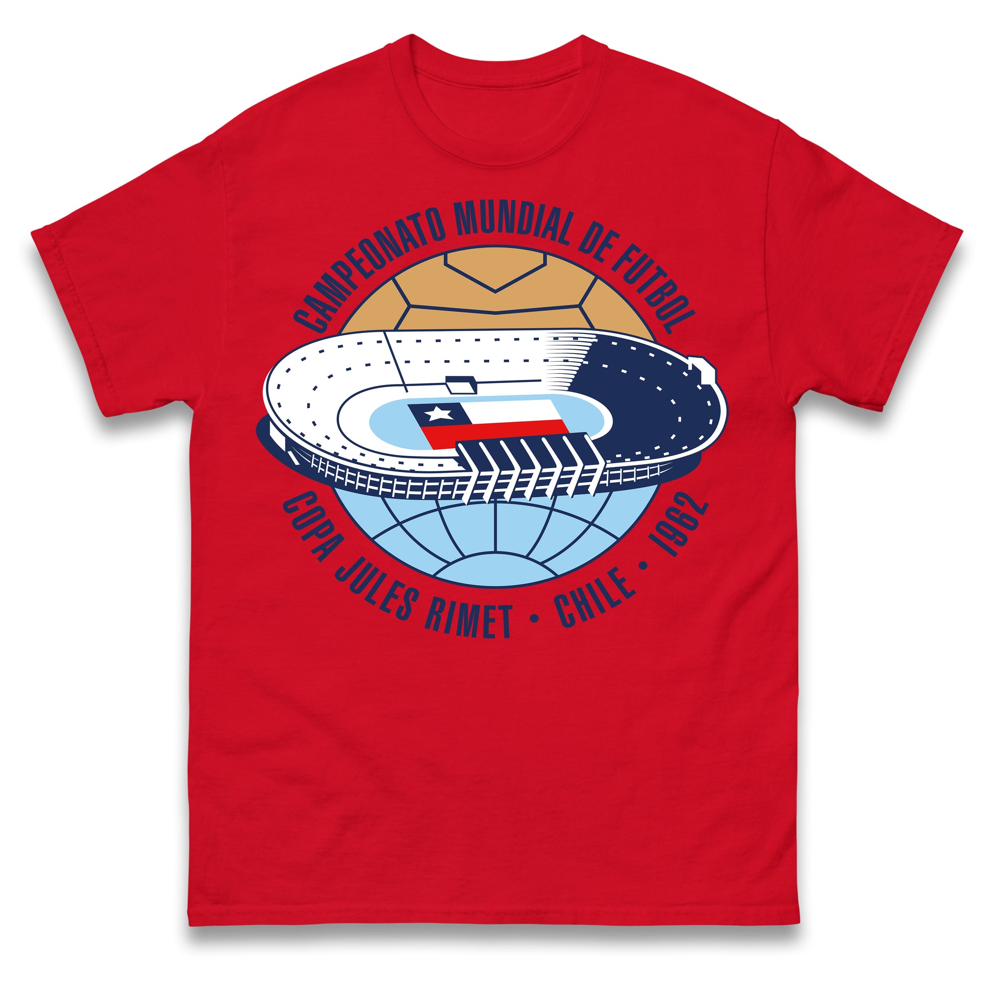 Chile 1962 Retro World Cup T Shirt