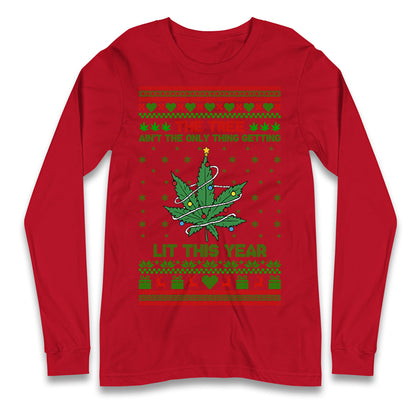 Cannabis Christmas Longsleeve T Shirt 