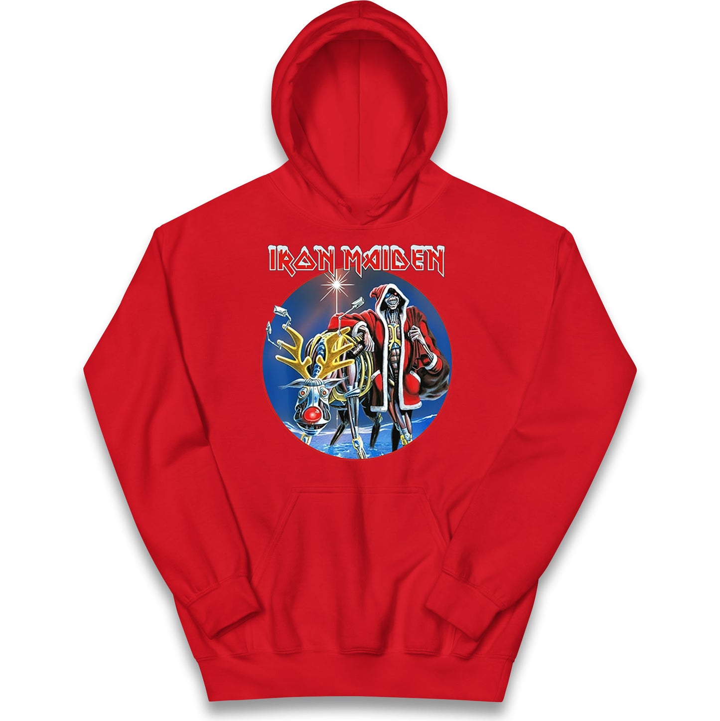 Iron Maiden Christmas Kids Hoodie