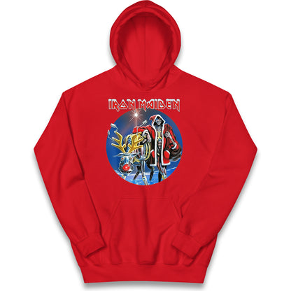 Iron Maiden Christmas Kids Hoodie