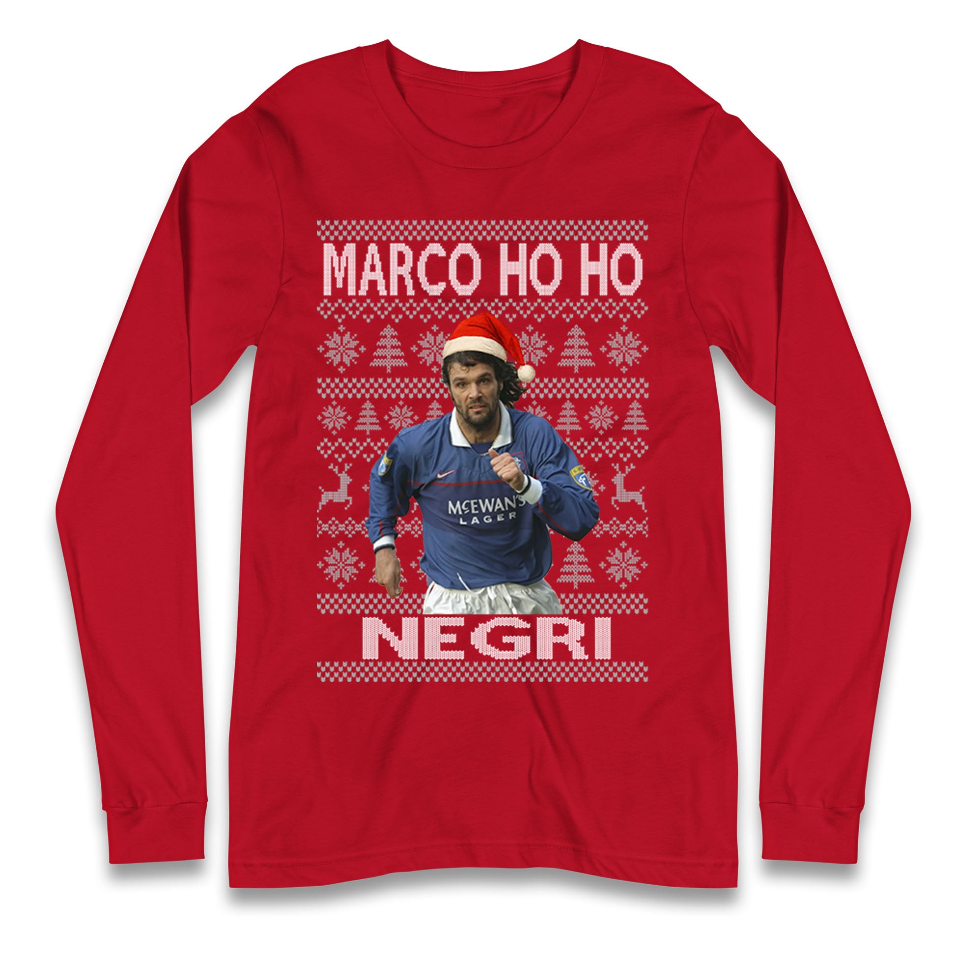 Rangers FC Christmas Longsleeve T Shirt 