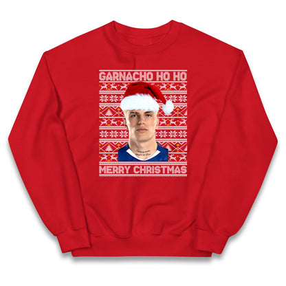 Garnacho Christmas Kids Jumper