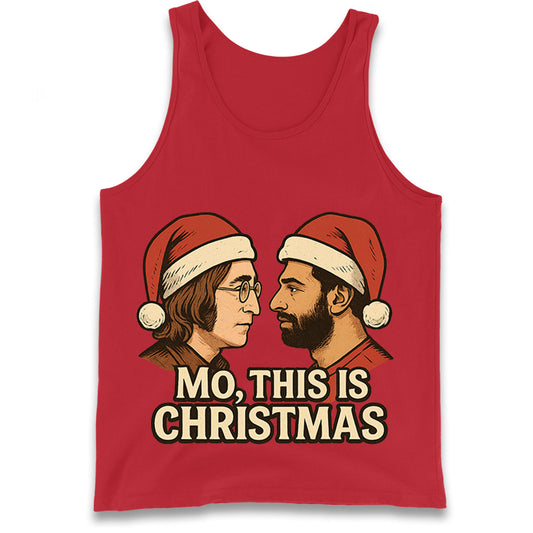 Mo This is Christmas John Lennon & Mo Salah Tank Top