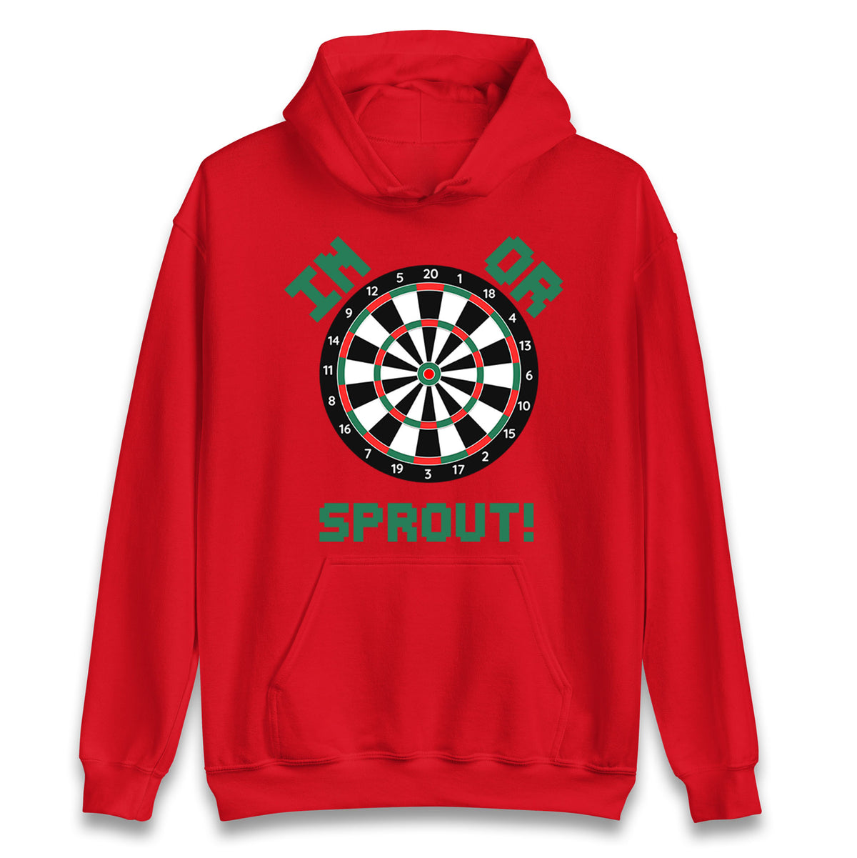 dartboard christmas hoodie