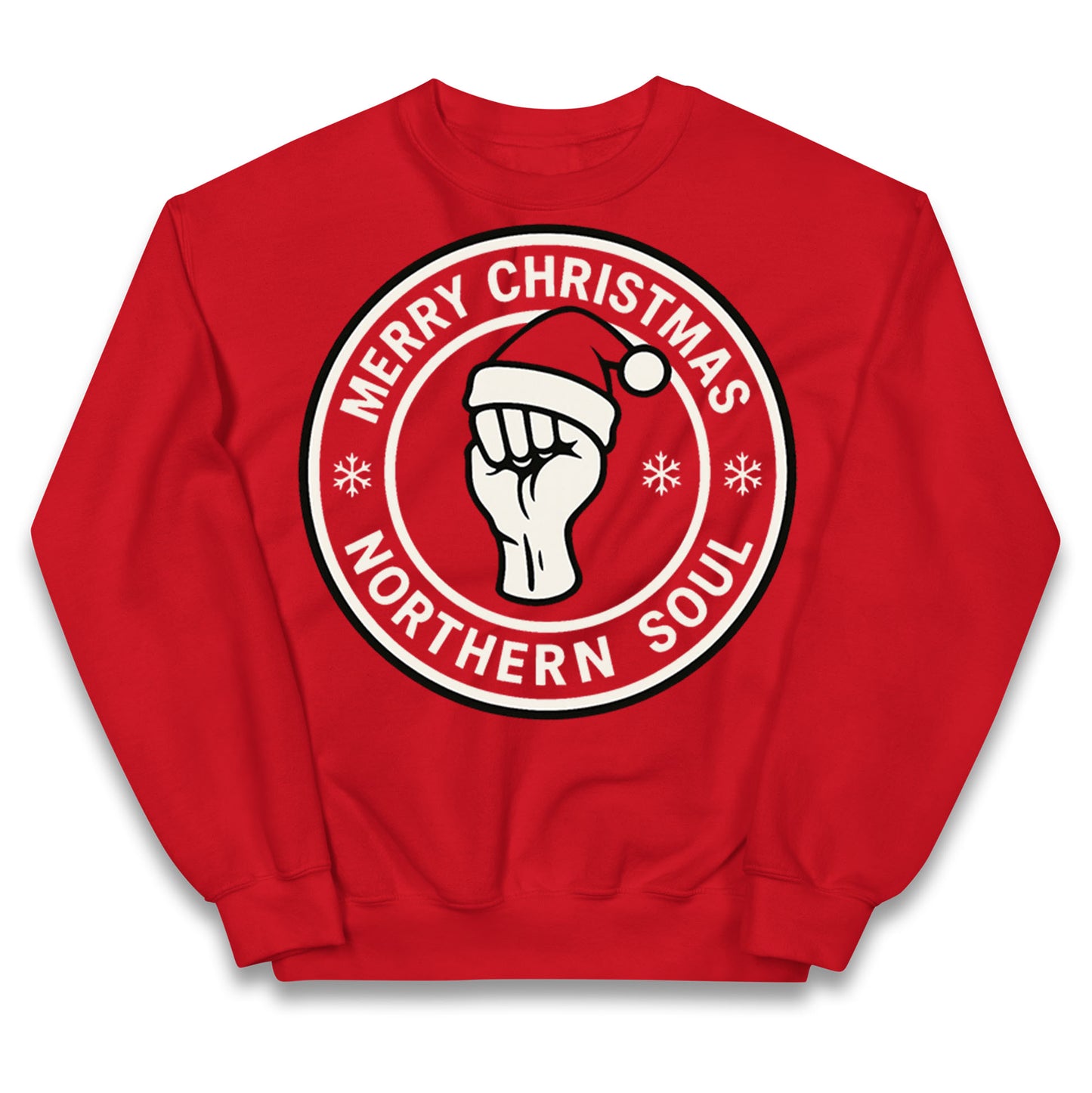 Merry Christmas Northern Soul Kids Jumper