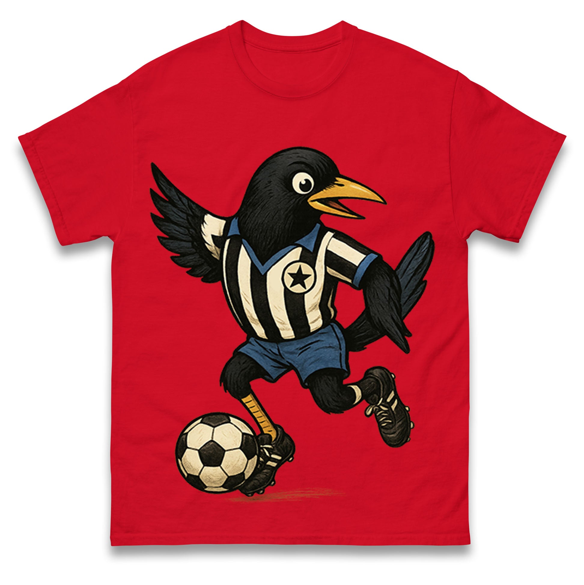 Retro Newcastle United Football T Shirt