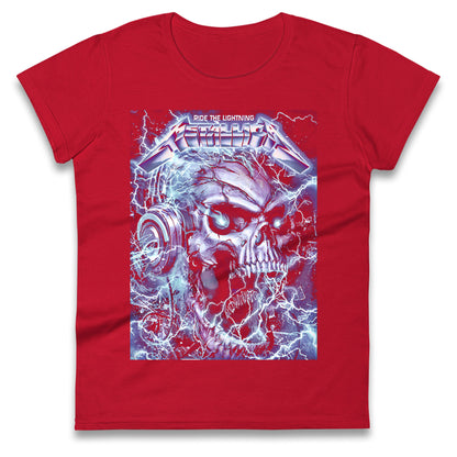 Metallica Ride The Lightning Ladies T Shirt
