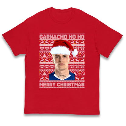 Garnacho Christmas Kids T Shirt
