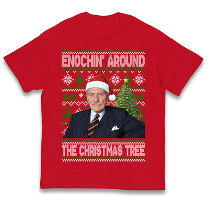 Enoch Powell Enochin Around the Christmas Tree Christmas Kids T Shirt