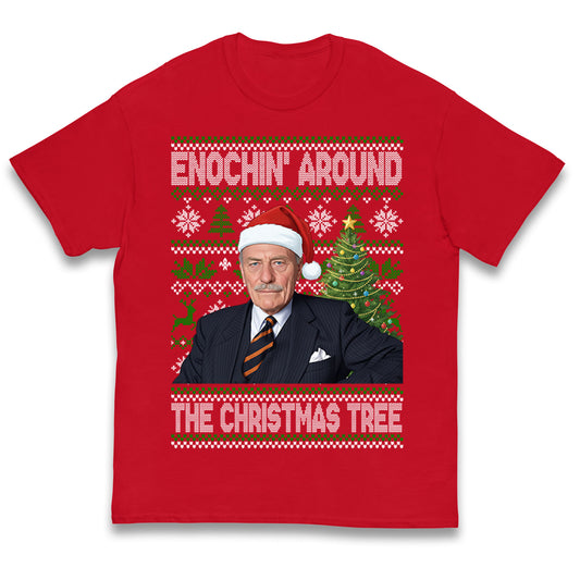 Enoch Powell Enochin Around the Christmas Tree Christmas Kids T Shirt