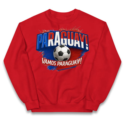 Paraguay Retro World Cup Kids Jumper