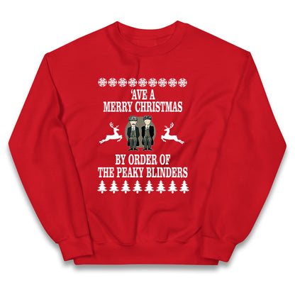 Peaky Blinders Christmas Kids Jumper