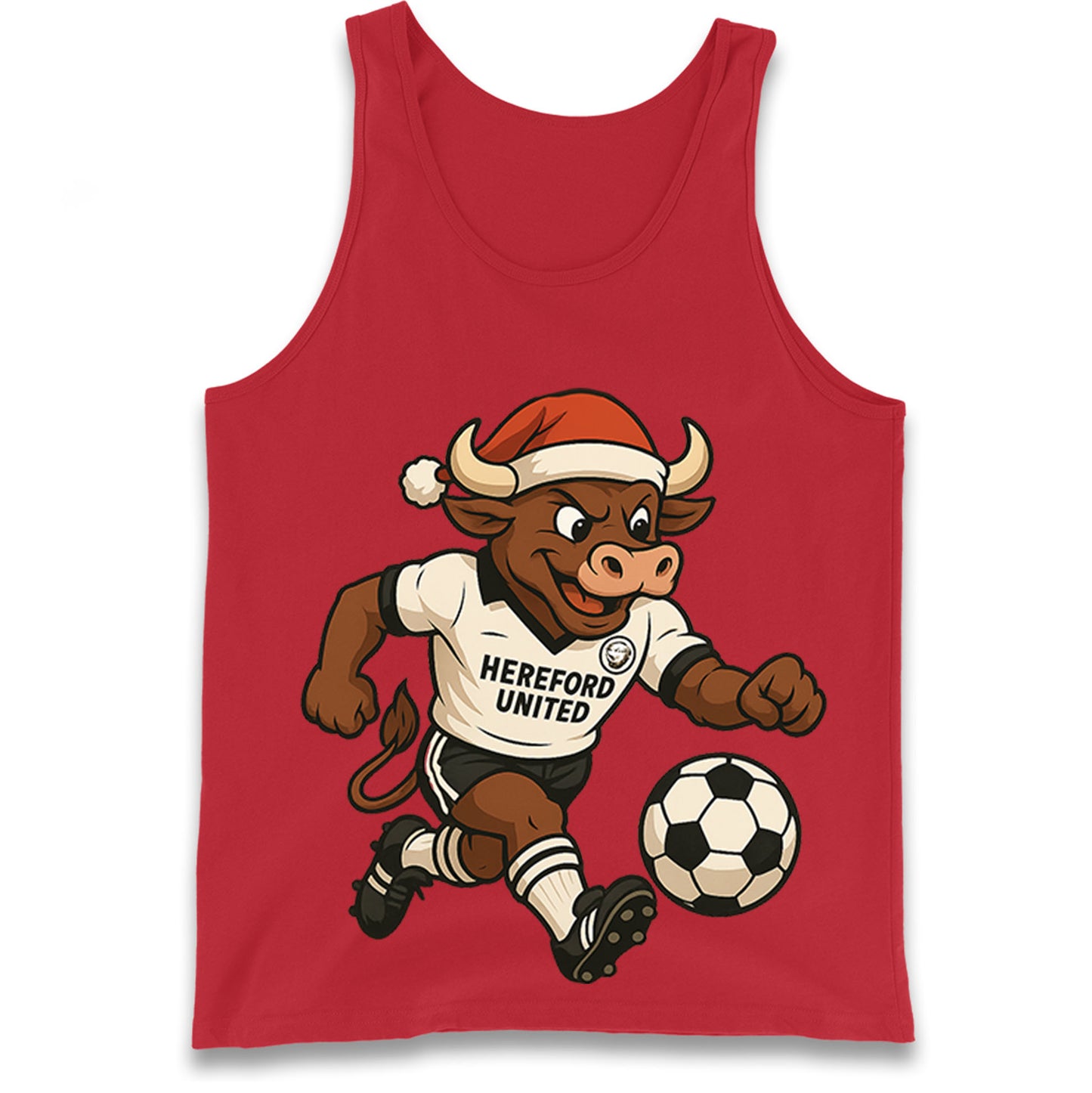 Retro Hereford Christmas Tank Top