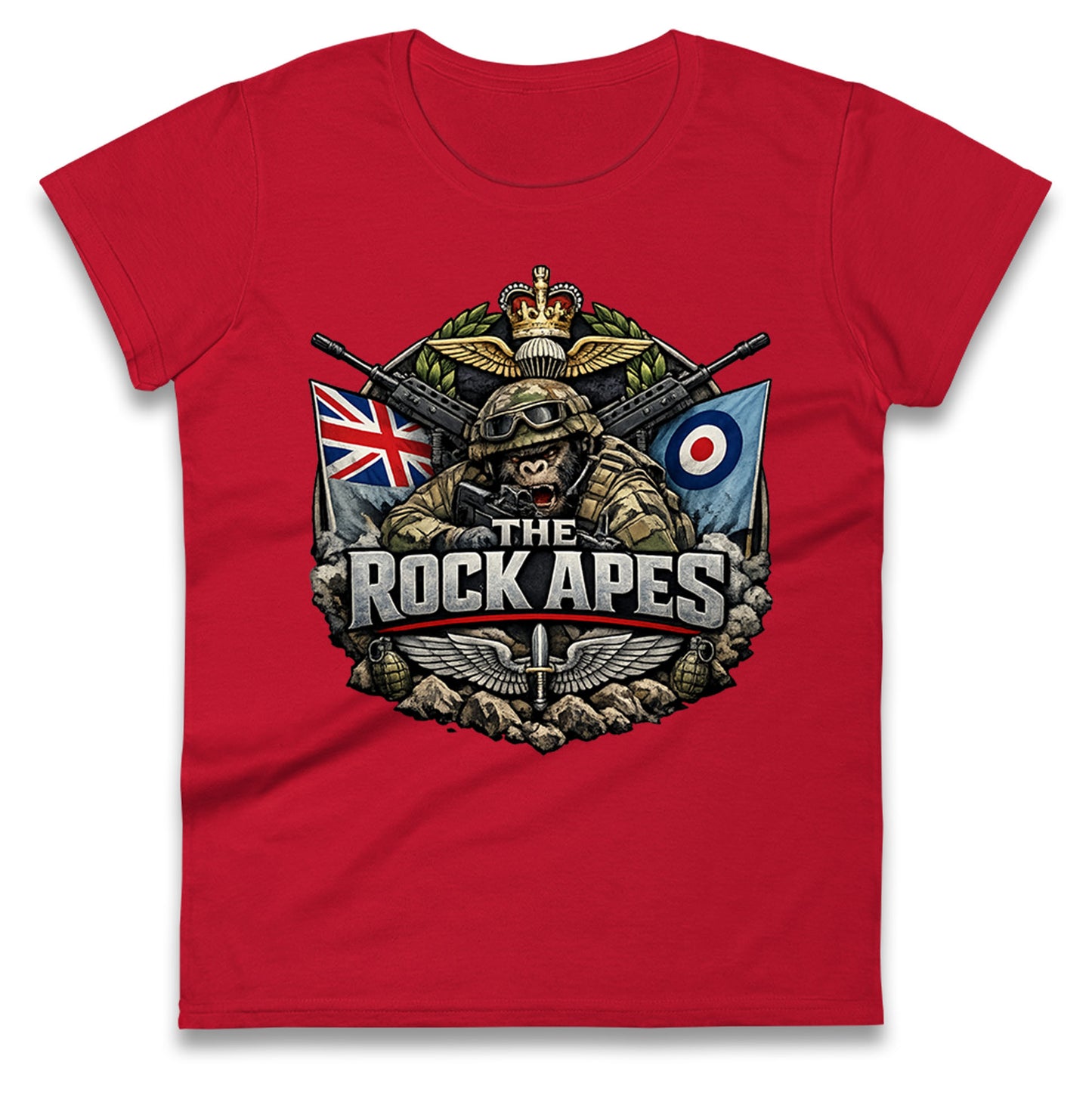 The Rock Apes Ladies T Shirt