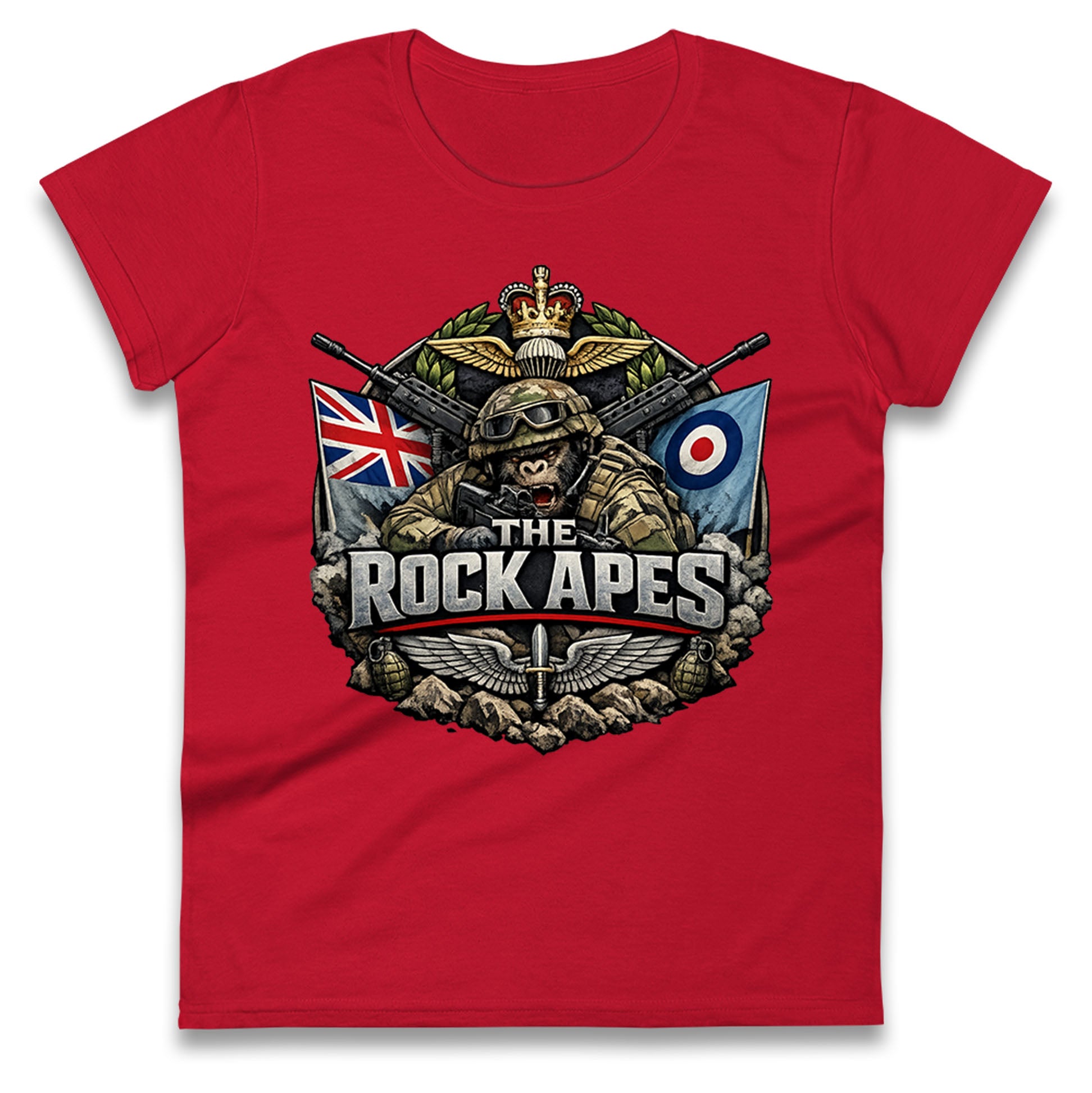 The Rock Apes Ladies T Shirt