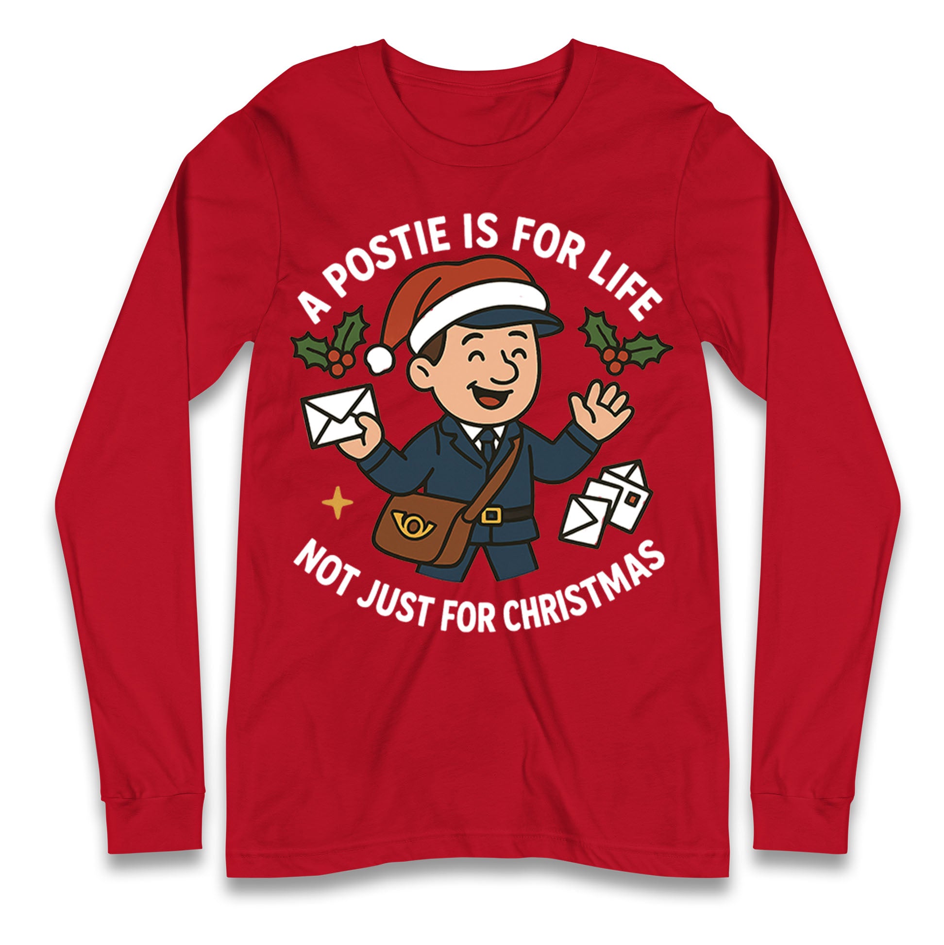 Postie Christmas Longsleeve T Shirt