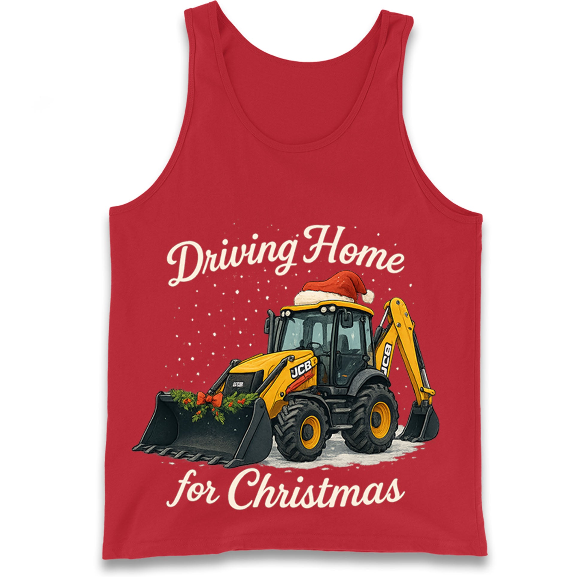 JCB Christmas Tank Top