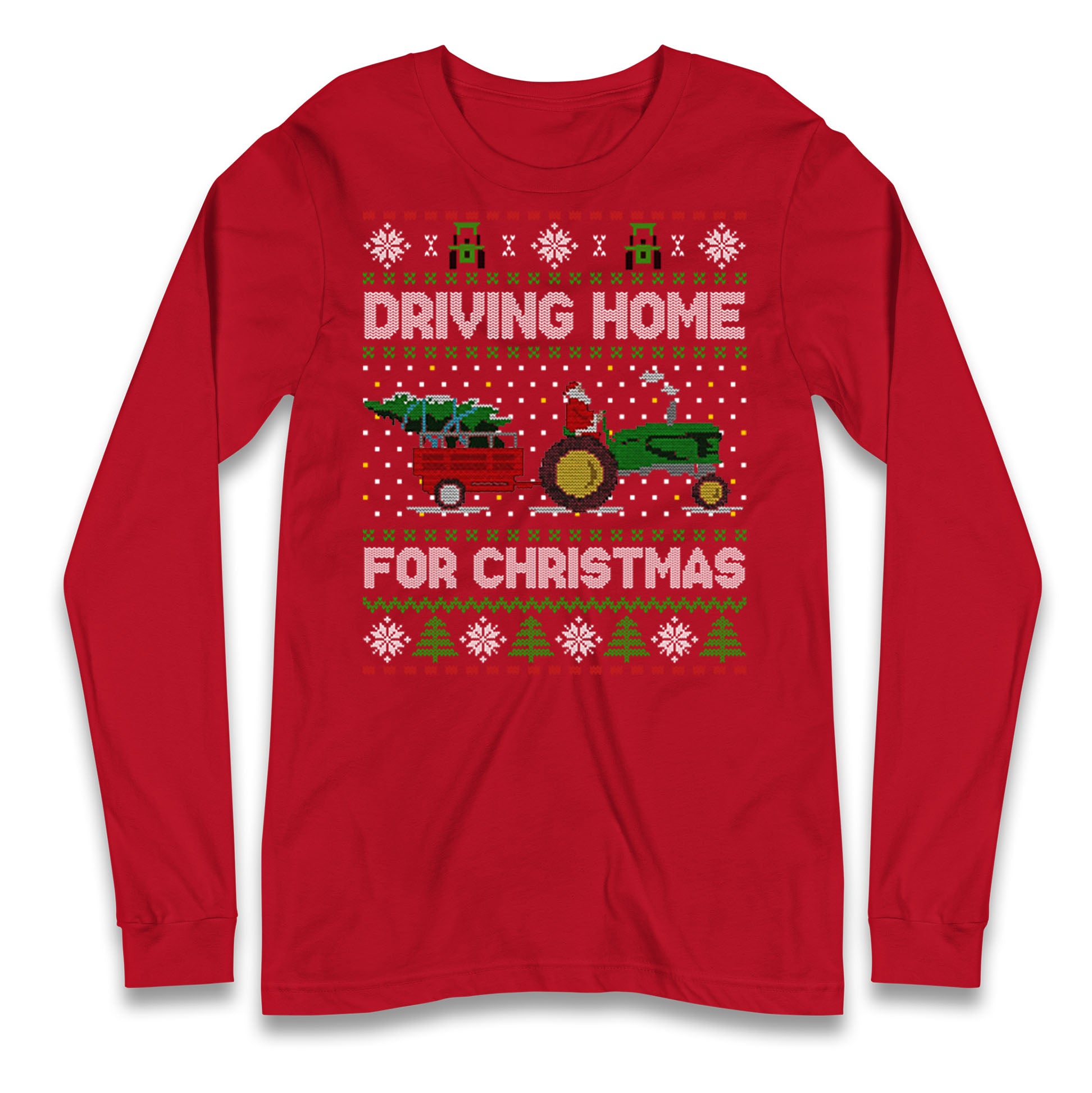 John Deere Christmas Longsleeve T Shirt 