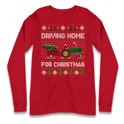 John Deere Christmas Longsleeve T Shirt 