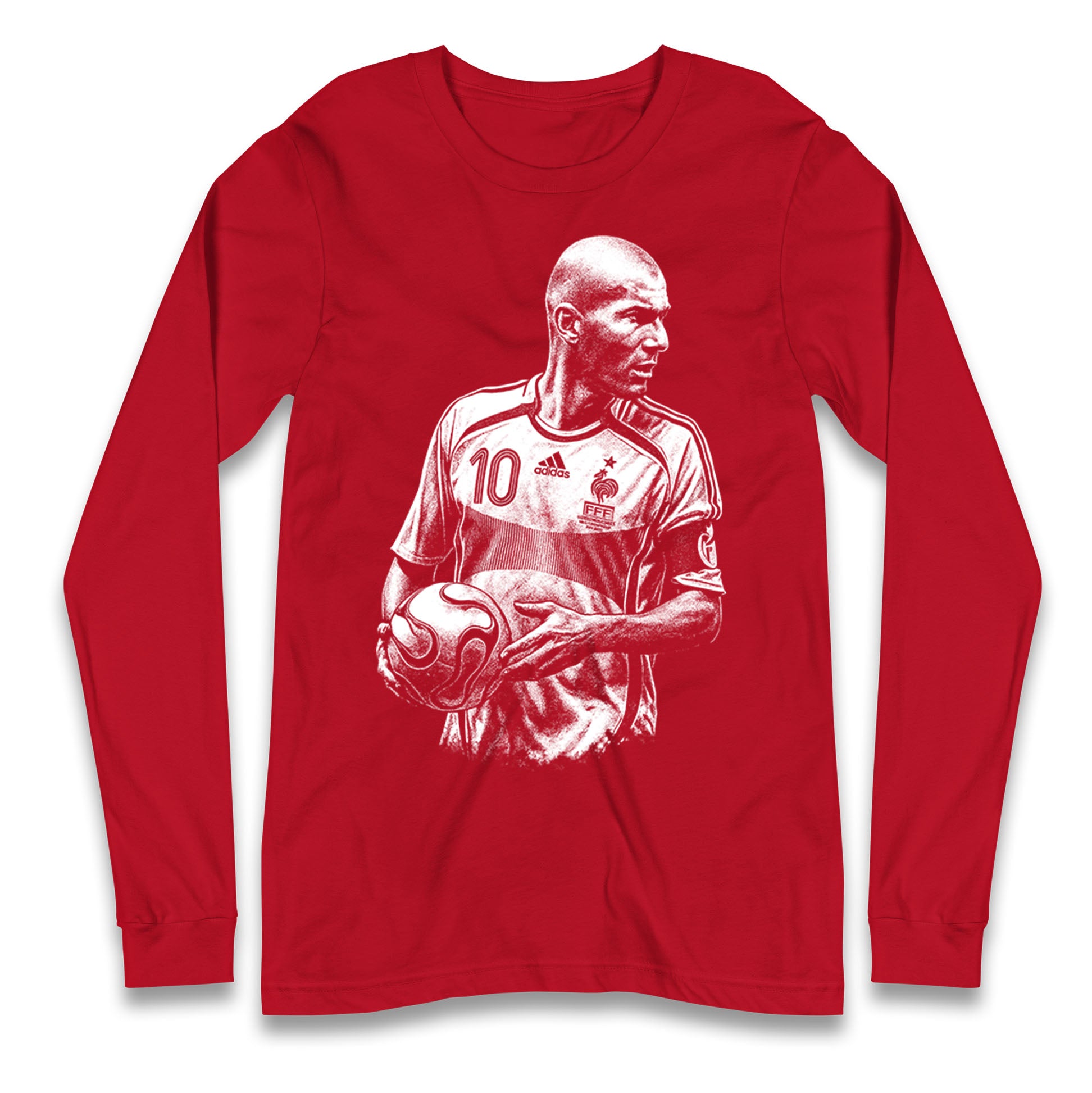 Zidane France Longsleeve T Shirt